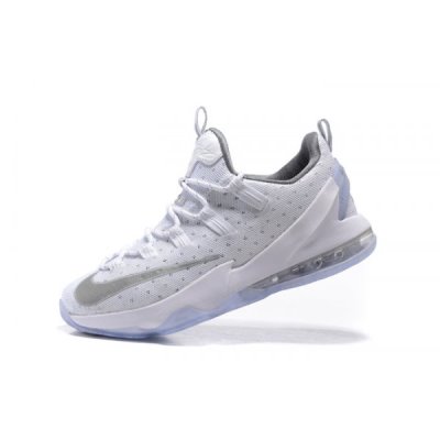 Nike Erkek Lebron 13 Low Beyaz / Gümüş Basketbol Ayakkabısı Türkiye - R976FR8H